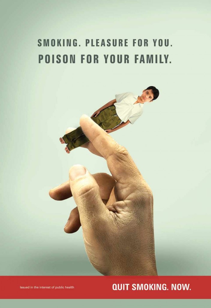 1. «Курение. Удовольствие для тебя. Яд для твоей семьи». вред, здоровье, социальная реклама, табак