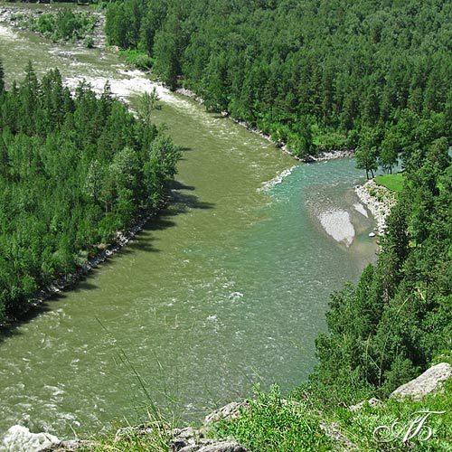 Невероятно красивейшие фото слияния Российских рек. россия, слияние рек, фото