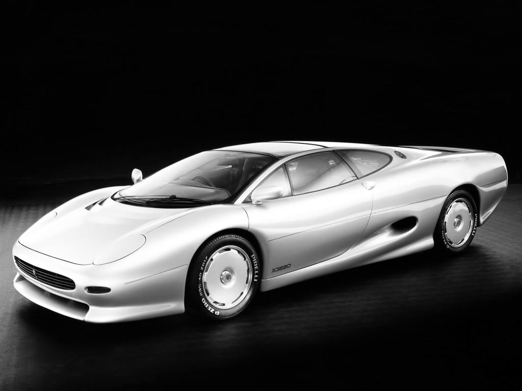 Jaguar XJ220 80-е, спорткары, суперкары