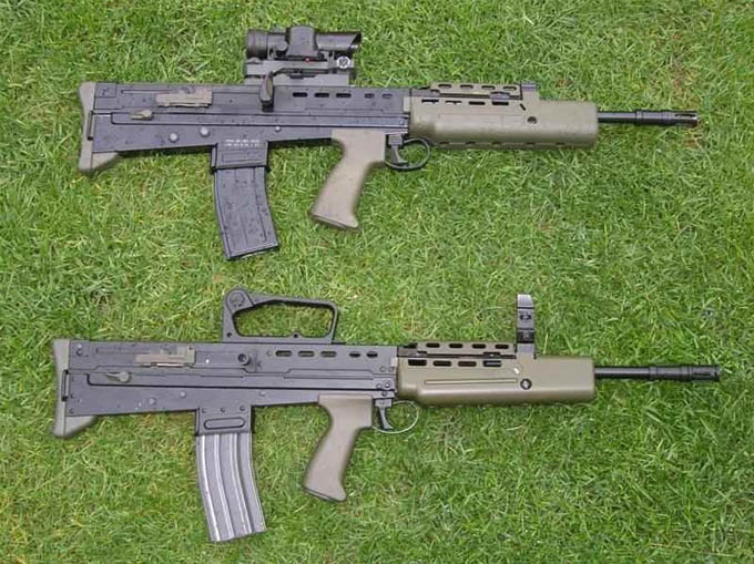 Штурмовая винтовка Enfield SA-80: L85A1 и L85A2 (Великобритания) автомат, оружие, штурмовая винтовка