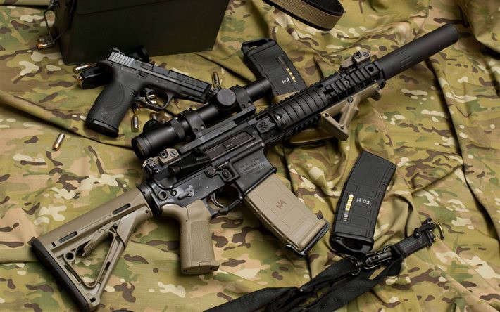 автомат M4 (США) автомат, оружие, штурмовая винтовка