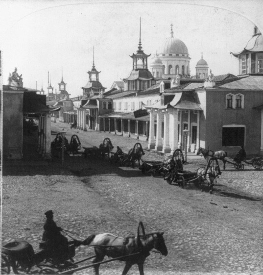 Китайские ряды на Нижегородской ярмарке. 1902г. история, россия
