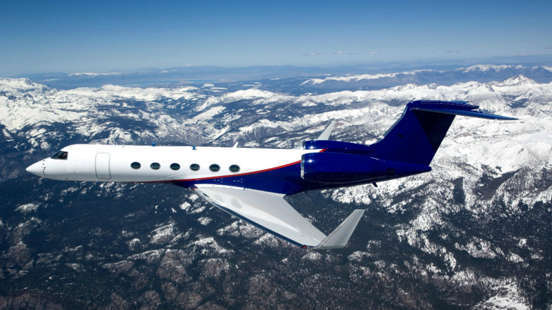 5. Gulfstream V (Джим Кэрри) — $59 млн. бизнесмены, миллиардеры, самолёты, частные самолёты