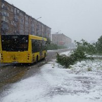 В Воркуте вообще снежок выпал...