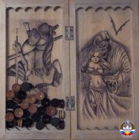 Список иконы Святого Николая Чудотворца в камне