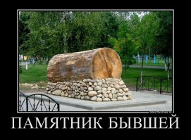 все равно поленом была