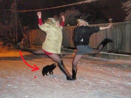 За секунду до "полета навигатора"