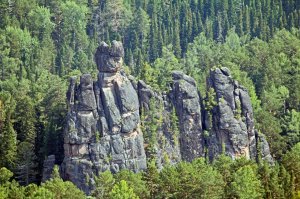 Красноярские Столбы, Томская писаница