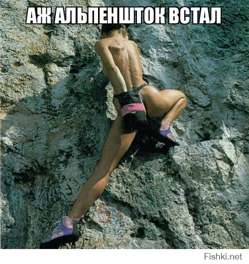 Альпинистка моя, скалолазка моя!