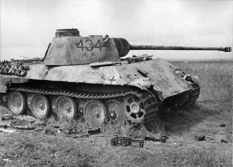 ���� Pz.Kpfw. V &laquo;�������&raquo; �434 �� 51-�� ��������� ��������� ��������, �������� �������������� ����� �� ������� ����