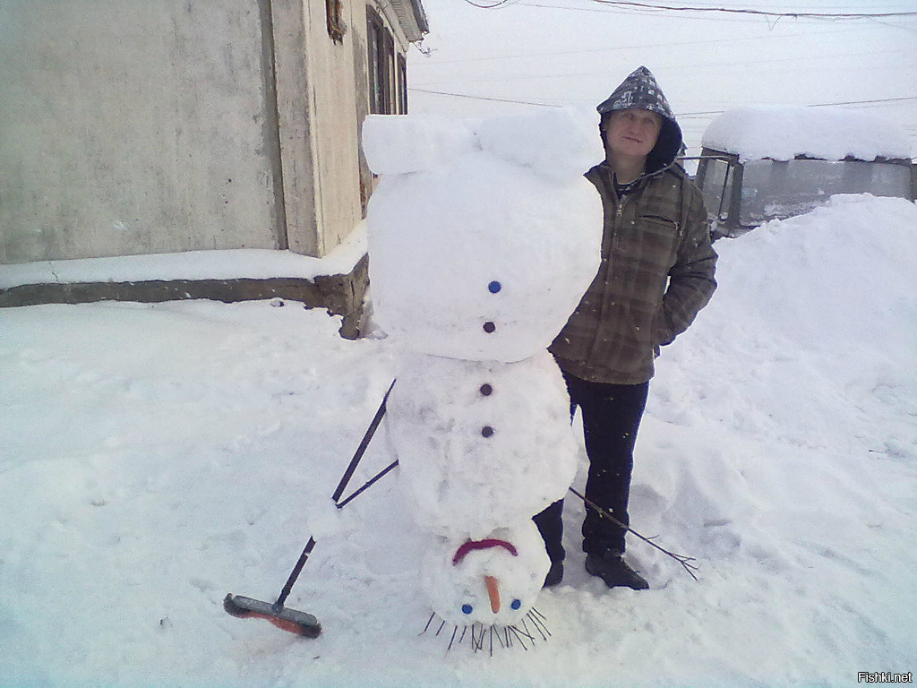 Мои снеговики разных лет)