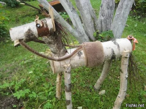 Как сделать из березы лошадку Как сделать из березы лошадку