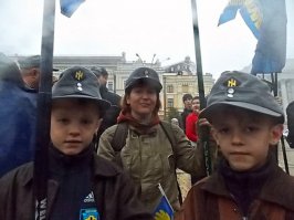 Визуальная трепанация неокрепшего черепа Юного Бандеривця....