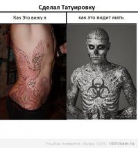 Вторая жизнь кривой татуировке
