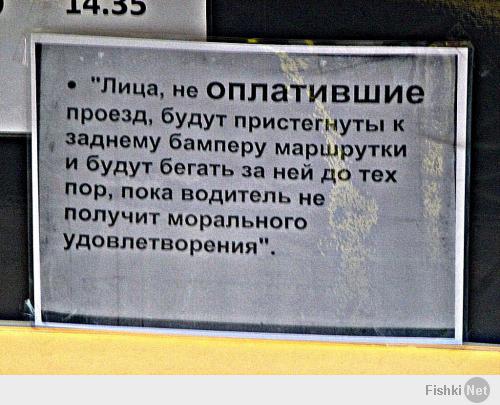 Шедевры в виде надписей и объявлений