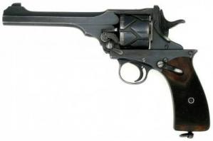 Автоматический(!) револьвер Webley-Fosbery Automatic Revolver