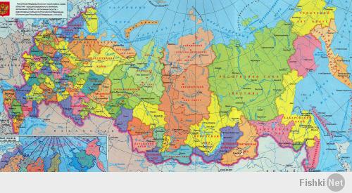 Карта Российской Федерации