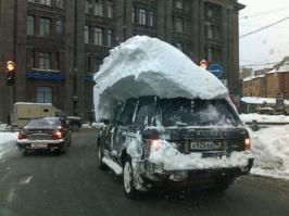 Никогда, повторяю, никогда не забывайте чистить автомобиль от снега