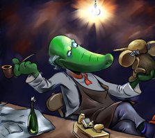 А ещё крокодилы, отличные и многоплановые актёры.:D