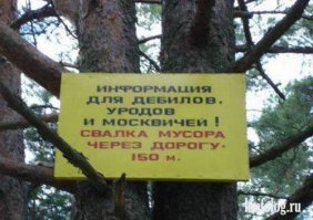 Прикольные надписи и объявления