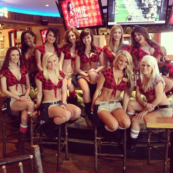 Sexy Waitresses from Twin Peaks Restaurants.