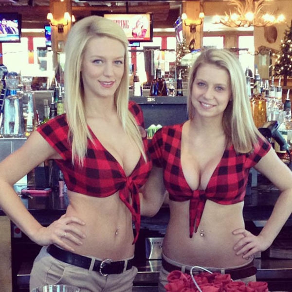 Sexy Waitresses from Twin Peaks Restaurants. 