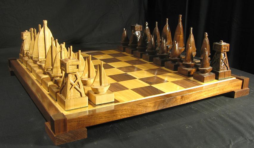 Шахматы Fowler Chess Set дизайнер Ralph Lauren