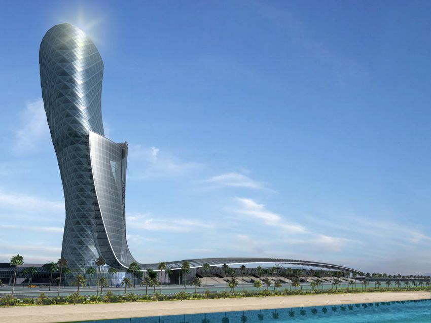 1.Capital Gate — Abu Dhabi, UAE