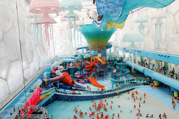 Olympic Venue Transformed Into A Magical Waterpark