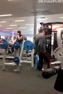 Bizzare people in the gym Bizzare people in the gym