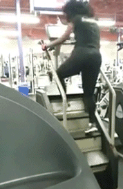 Bizzare people in the gym Bizzare people in the gym