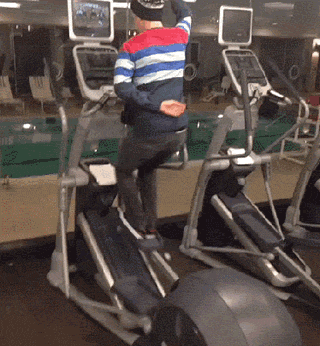 Bizzare people in the gym Bizzare people in the gym