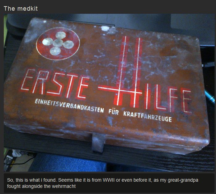 German Medical Kit Hidden In The Attic