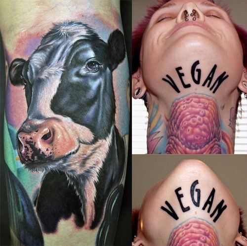 Intense Vegan Tattoos
