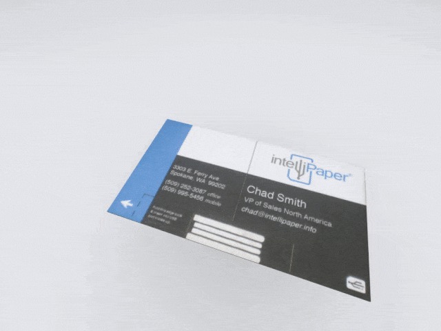 Innovative Paper Business Card Features a Foldable USB Drive for Extra