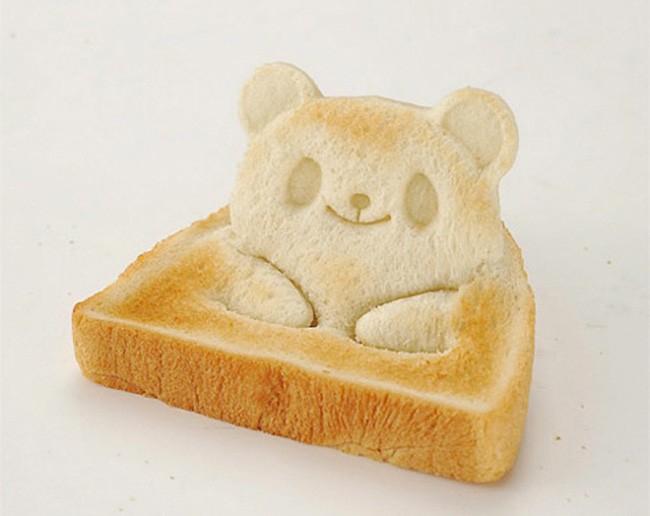 Adorable Teddy Bear Shaped Toast Sits Up For Breakfast