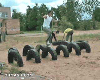 Disastrous Jump Fail Gifs Disastrous Jump Fail Gifs