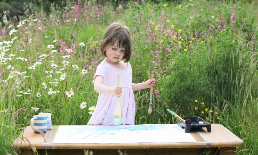 5-Year-Old Girl With Autism Expresses Herself Through Paintings