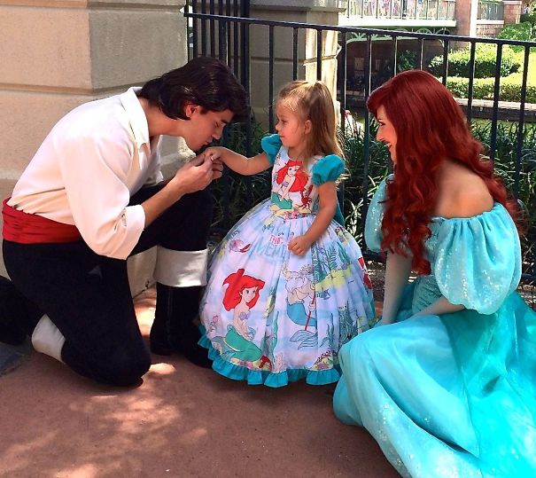 Mom Sews Disney Costumes For Her Daughter 