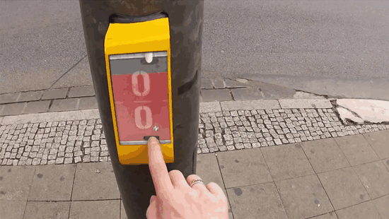 Crosswalk That Lets You Play Pong Crosswalk That Lets You Play Pong