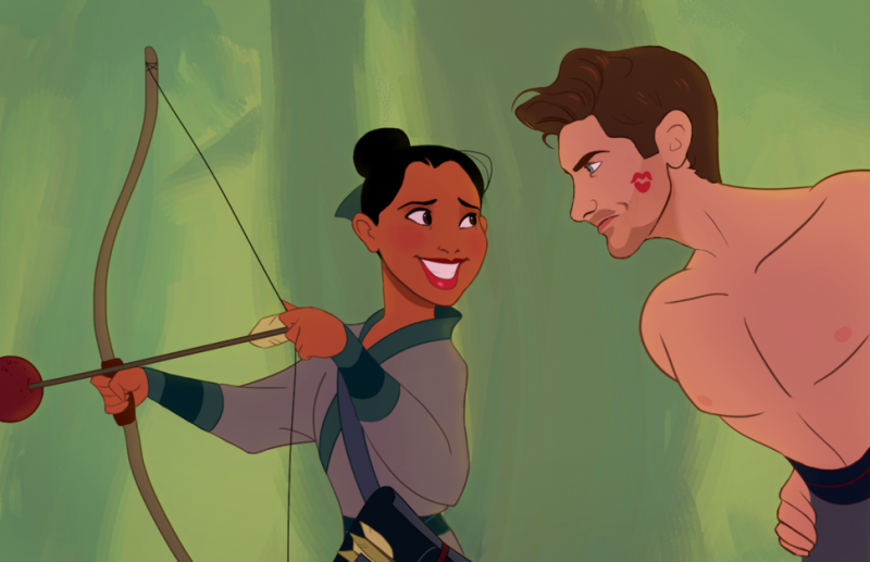 Romantic Guy Surprises Girlfriend With Disney Versions Of Themselves