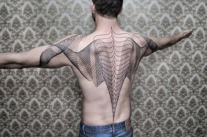 Geometric Line Tattoos By Chaim Machlev