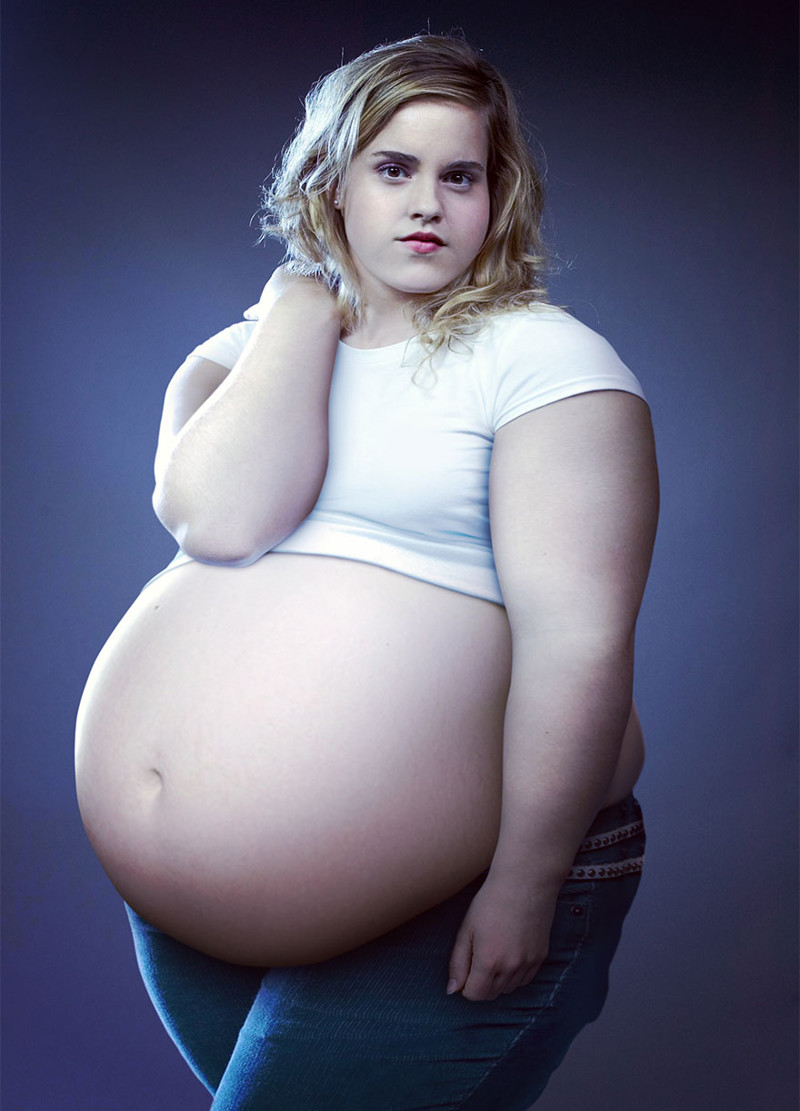 Spanish Artist Photoshops Celebrities To Look Fat