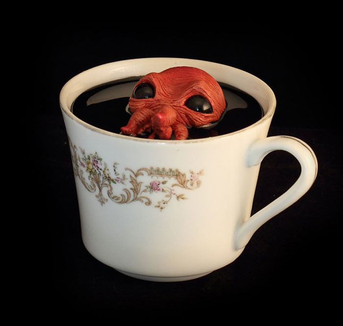 Monster Teacups Filled With Creatures From The Deep