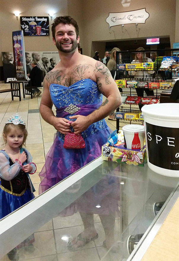 Girl Was Afraid To Wear Dress To Cinderella Movie