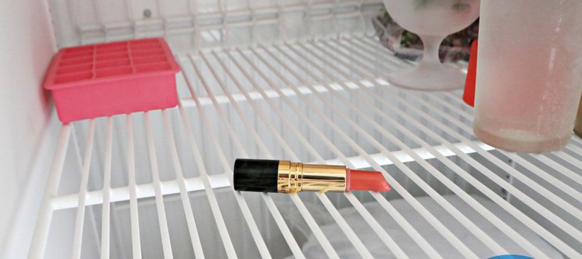Put your lipstick in the freezer overnight to kill germs and bacteria.