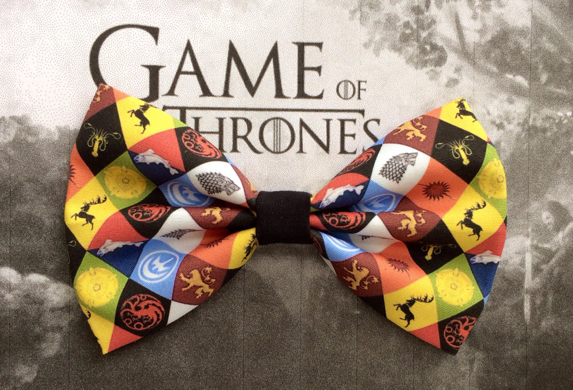 Game of Thrones-inspired Hair Bow/ Or Bow Tie.