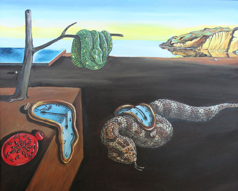 The Persistence Of Serpents, After Dali