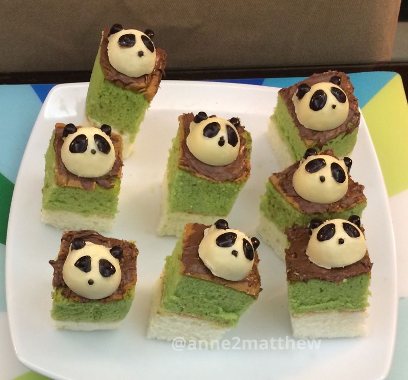 Panda Chocolate Heads