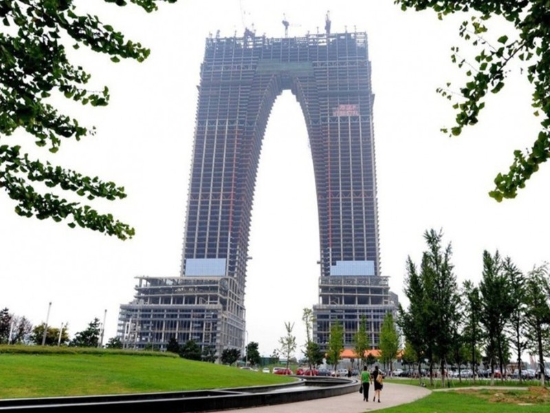 2. The Pair Of Pants, Gate Of The Orient Building, Suzhou, China